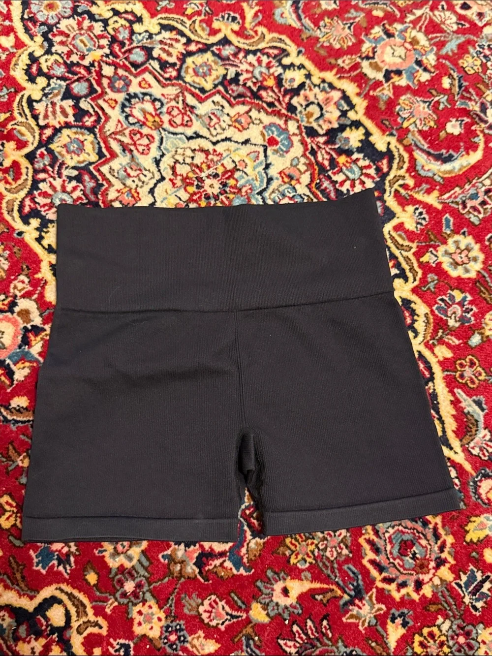 New Balance Women's Black High-Rise Bike Shorts